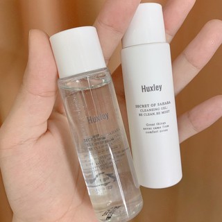 Set Huxley Tẩy trang và Sữa rửa mặt mini size