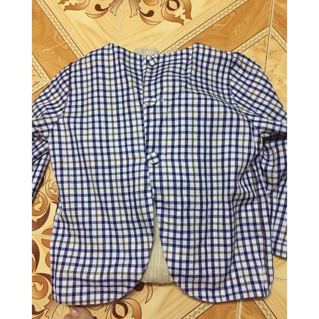 Áo Motifs kiểu xẻ lưng