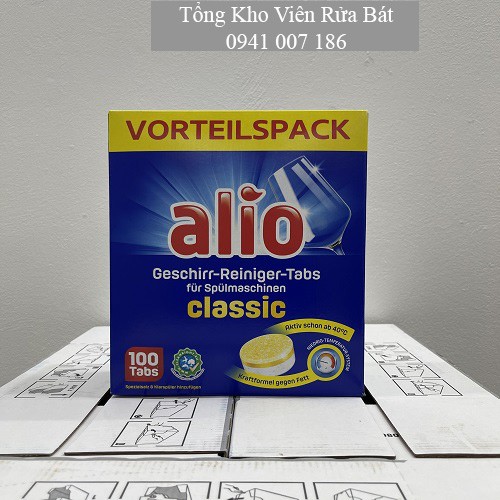 Viên rửa bát Alio [rửa sạch, thơm vừa dễ chịu]