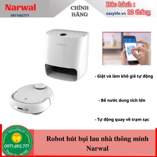 Robot hút bụi lau nhà thông minh Narwal giặt và làm khô giẻ tự động