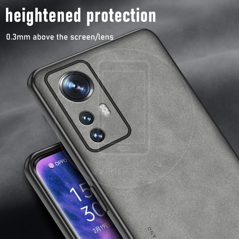 Ốp Điện Thoại Da Cứng Cao Cấp Cho Xiaomi Mi 12 12s 12X 11 Pro Ultra Lite