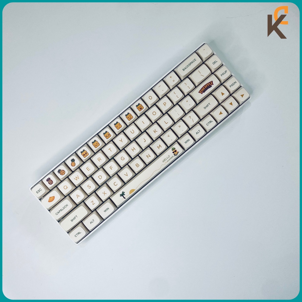 Nút Keycap Pineapple - Keycap Dứa XDA PBT Dành Cho Bàn Phím Cơ