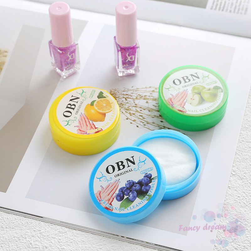 Giấy ướt tẩy sơn móng mùi hoa tiện lợi