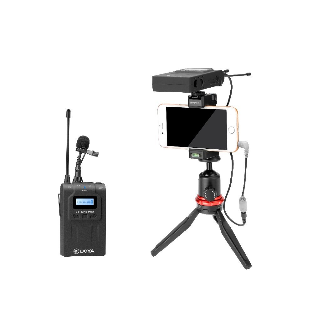 Micro không dây thu âm cho máy ảnh, máy quay | Boya BY-WM8 Pro-K1