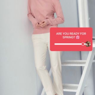 Quần âu nữ Giordano xuất Hàn