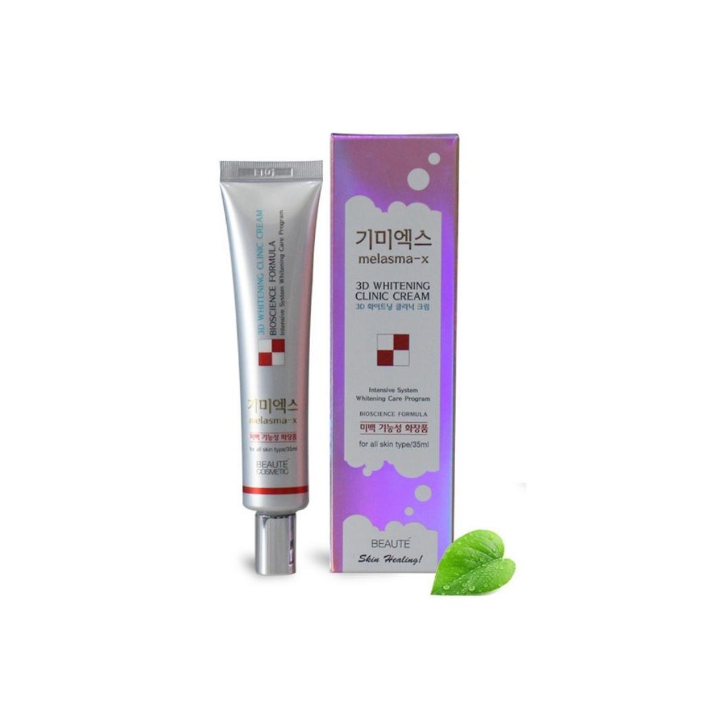 Kem Trắng Da Giảm Nám Tàn Nhang Melasma-X 3D Whitening Clinic 40ml