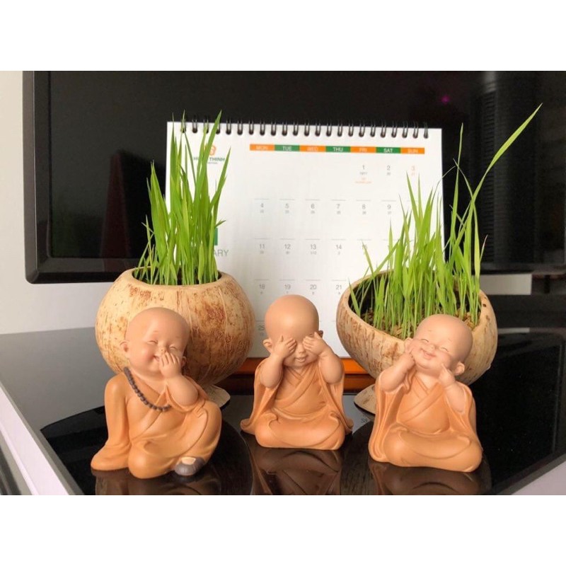 Tượng chú tiểu an nhiên | BigBuy360 - bigbuy360.vn