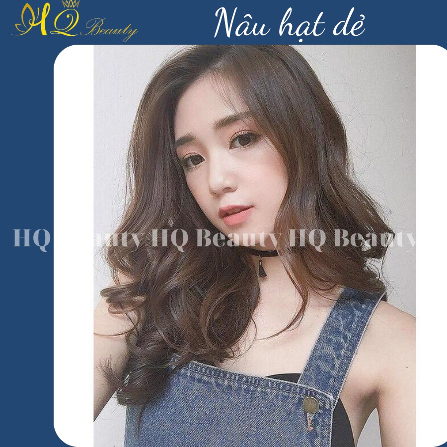 Thuốc nhuộm tóc Nâu hạt dẻ + tặng kèm trợ nhuộm