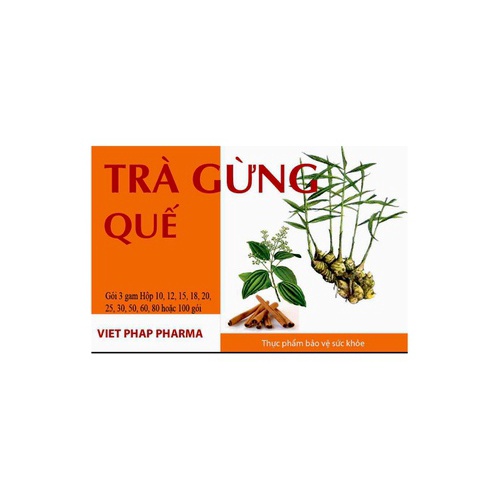 TRÀ GỪNG QUẾ VIỆT PHÁP HỘP 10 GÓI X 3G | BigBuy360 - bigbuy360.vn