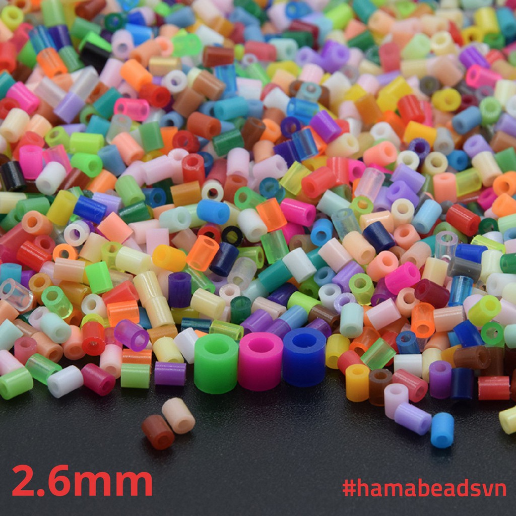 1000 hạt Perler beads, Hama beads, Hạt màu kì thú  - NHIỀU MÀU LỰA CHỌN