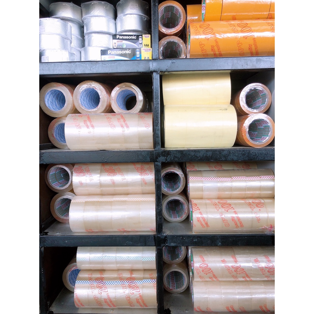 Băng keo trong, đục 100 200yard, băng keo xốp, giấy, alu
