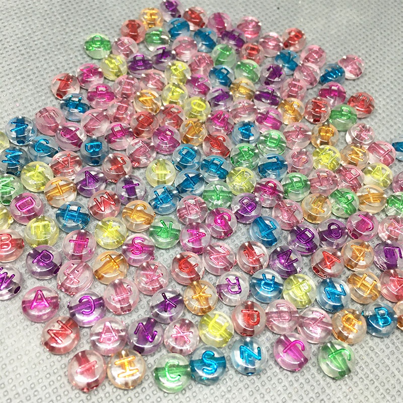 Set 100 Hạt Xỏ Vòng Tay Nhiều Màu Sắc Xinh Xắn