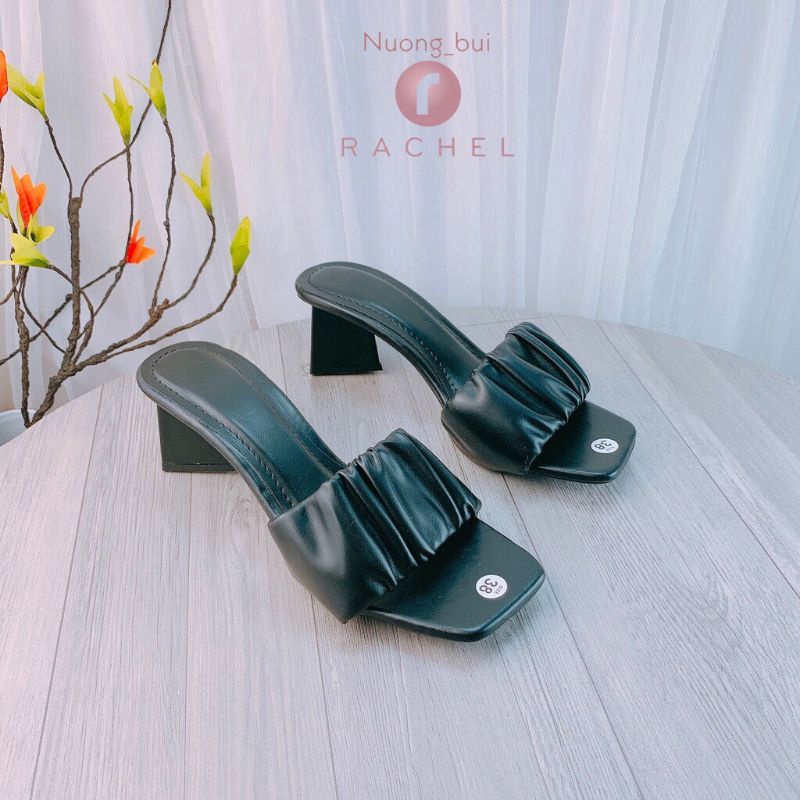 Guốc rúm gót chéo 5p