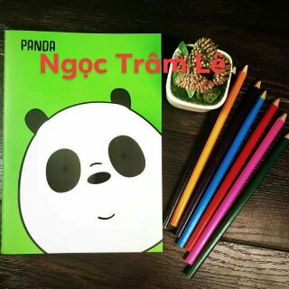 Combo 10 sổ panda