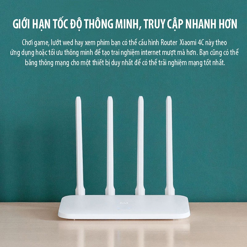 Mua ♘ Bộ Phát Wifi Router 4C Xiaomi Chính Hãng 4 Râu Modem 4C, Cục Wifi ...