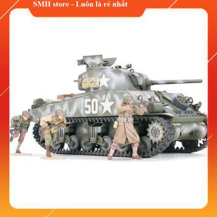 35250 Mô hình quân sự 1/35 SCALE U. S. MEDIUM TANK M4A3 SHERMAN 75mm GUN LATE PRODUCTION (FRONTLINE BREAKTHROUGH)