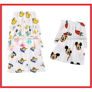 Set 10c quần đùi, quần cộc cotton giấy cho bé