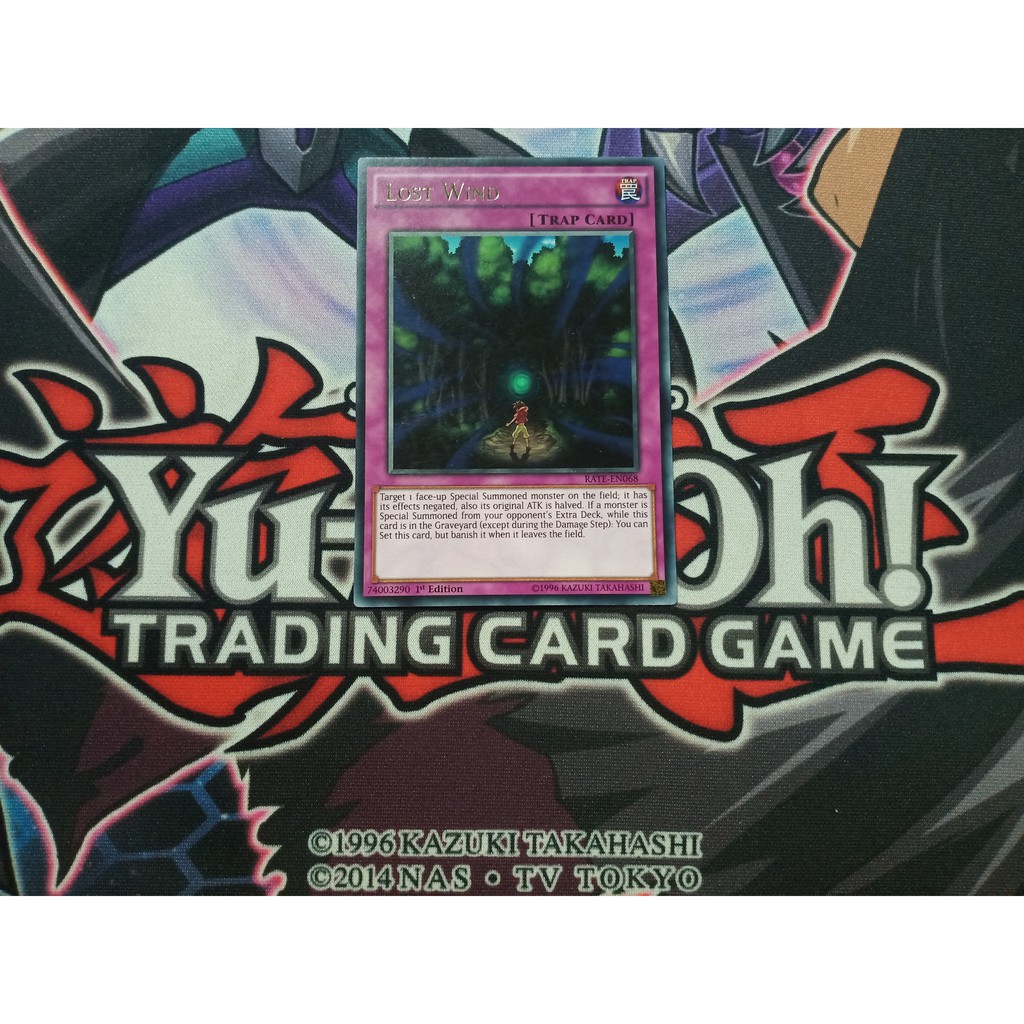 Thẻ bài Yugioh chính hãng Lost Wind - RATE-EN068 - Rare 1st Edition