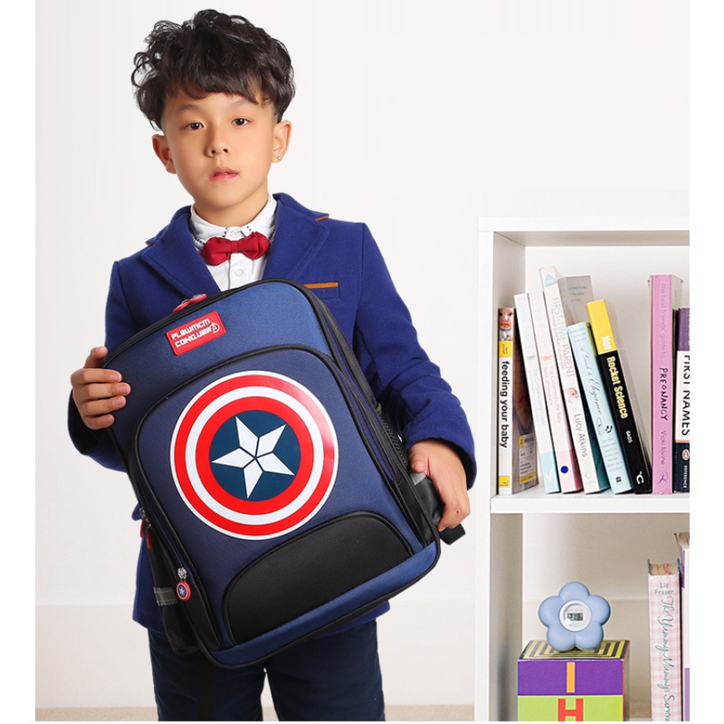 Balo Đi Học Cỡ Lớn Chống Thấm Nước Thời Trang Cho Bé Trai