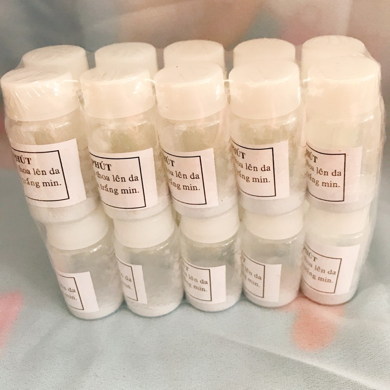 Lố 10 cặp bột kem tẩy trắng da cấp tốc tắm trắng - 00