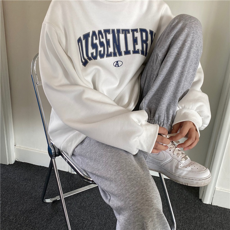 Áo Sweater Dáng Rộng In Họa Tiết Thời Trang Thu Đông Hàn Quốc Mới size Lớn Cho Nữ