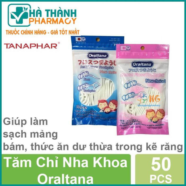 Tăm chỉ nha khoa Oraltana (Gói 50 PCS)