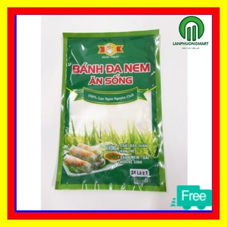 Bánh đa nem ăn sống cuốn gỏi Ngọc Thanh an toàn thực phẩm đóng túi 24 lát