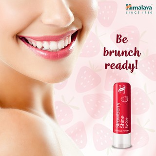 Son Dưỡng Môi Chiết Xuất Dâu Tây (Bóng, Mịn Môi) Himalaya Strawberry Shine Lip Care 4.5gm | BigBuy360 - bigbuy360.vn