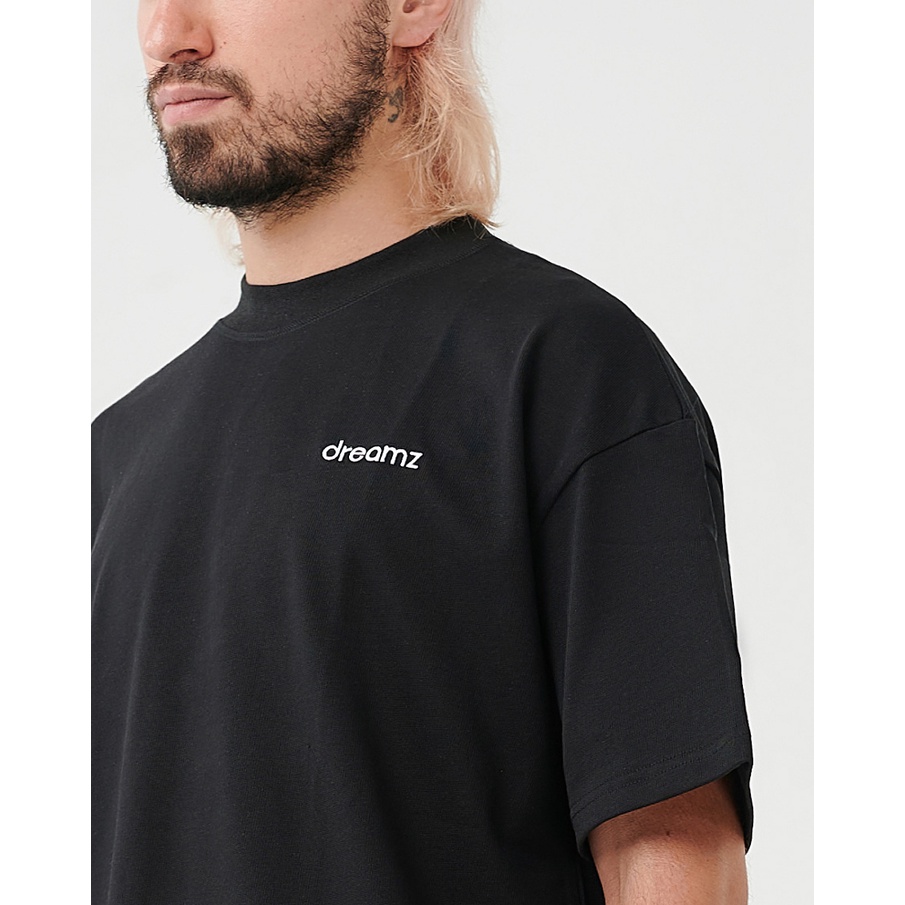 Áo Thun oversized DreamZ SIGNATURE LOGO - BLACK