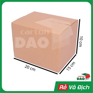 [QUAC50KS 🔥 Giảm ngay 50K] Hộp carton 20x15x10 cm đóng gói hàng vận chuyển COD