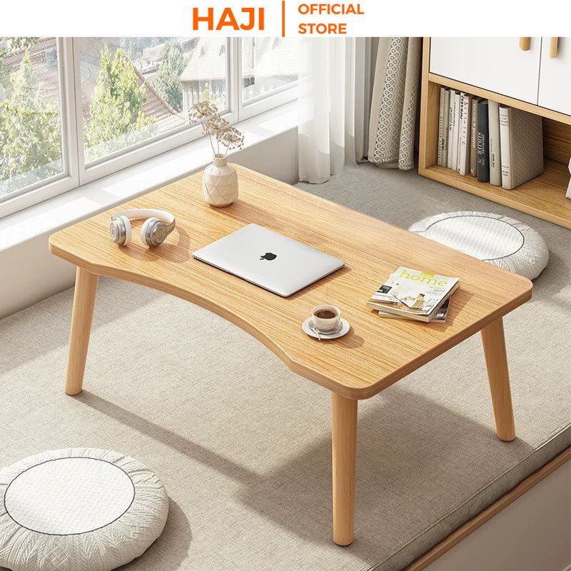 Bàn cafe mini chân gỗ sồi chắc chắn thương hiệu HAJI  A177