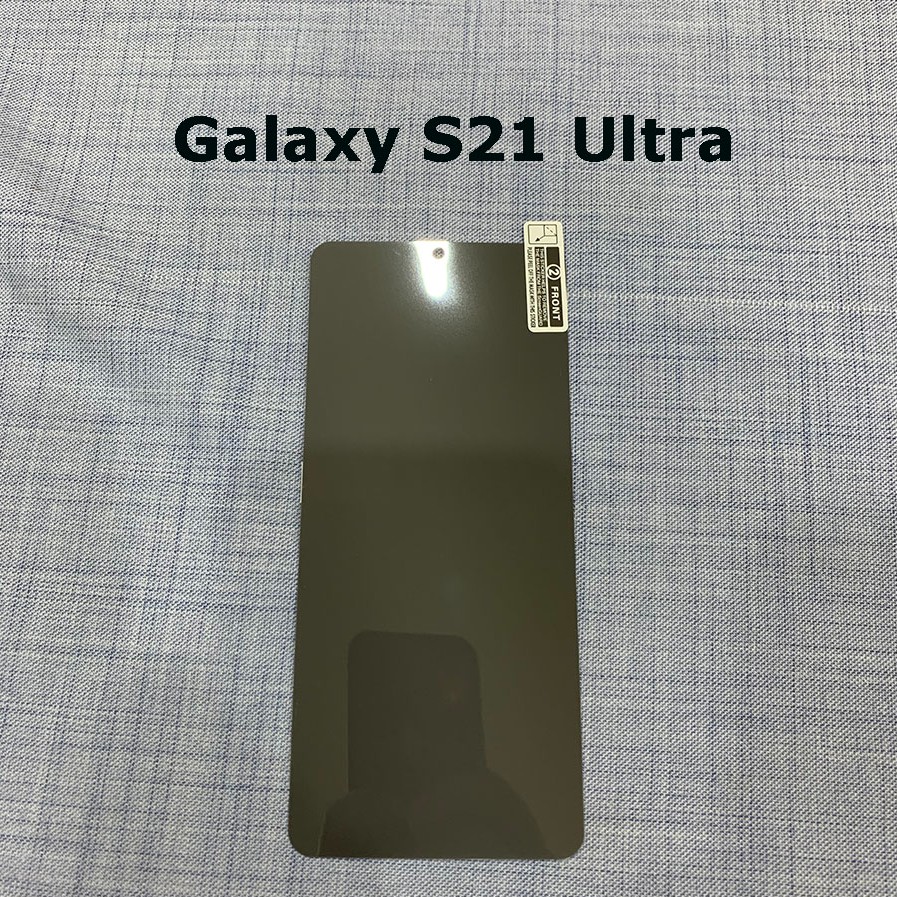 Kính cường lực nano dẻo chống nhìn trộm cho Samsung Galaxy S21 Ultra