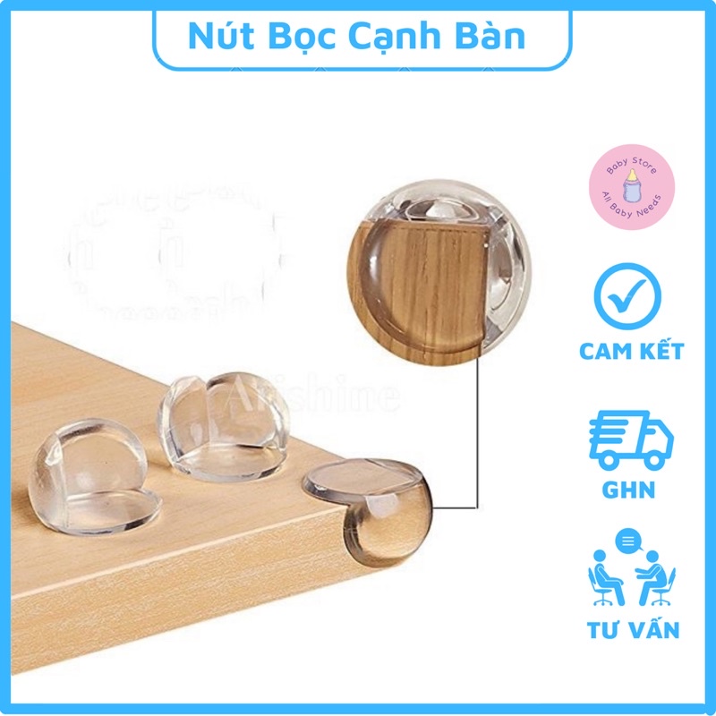 Nút Bịt Cạnh Bàn Silicon An Toàn Cho Bé