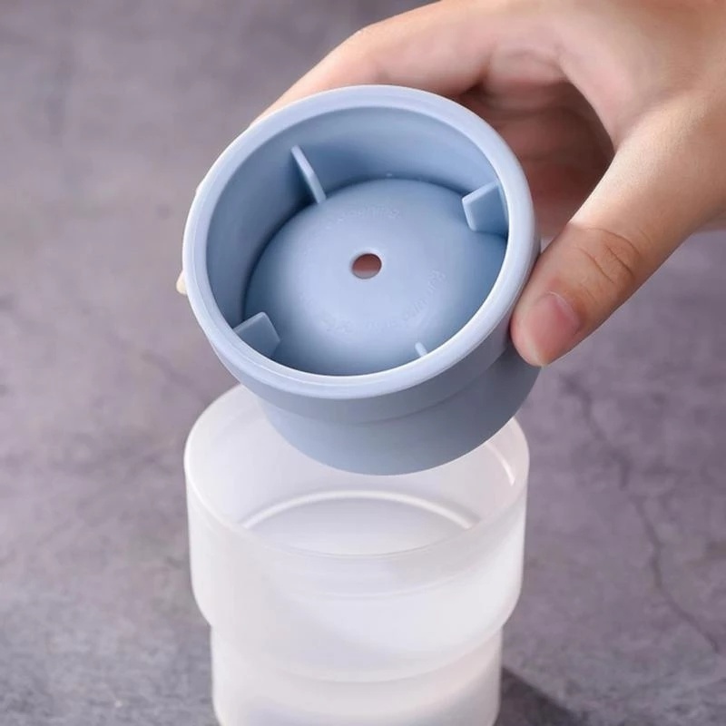Khuôn Làm Đá Hình Cầu 3D 72 * 77mm Chất Lượng Cao