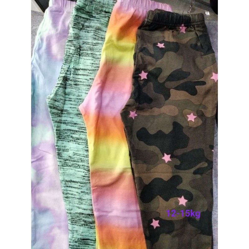 Quần legging bé gái set 2c