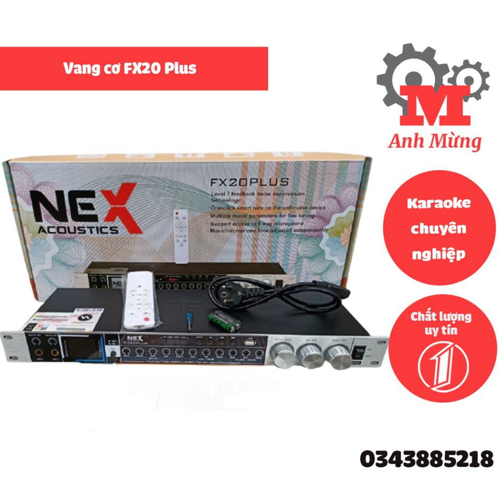 Vang cơ NEX FX20 PLUS CÓ ĐIỀU KHIỂN TỪ XA karaoke chuyên nghiệp âm thanh đỉnh cao