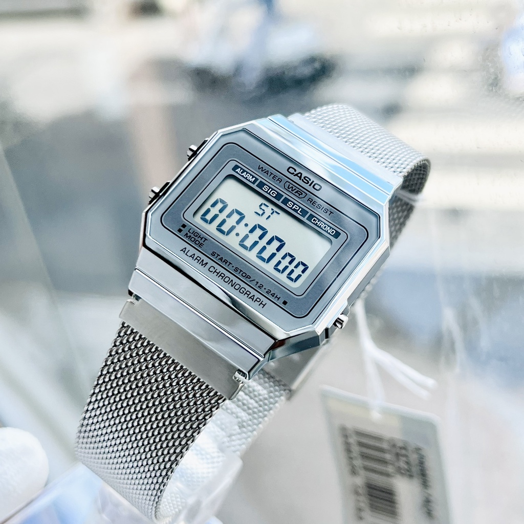 Đồng hồ nam dây thép Casio A700WM 7A