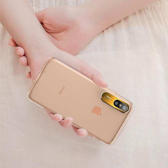 🌟CHÍNH HÃNG 🌟 Ốp cứng Totu viền bảo vệ camera cho iPhone 7 / 8 / plus / X / XS / XR / 11 / PRO / MAX (đen, bạc, vàng)