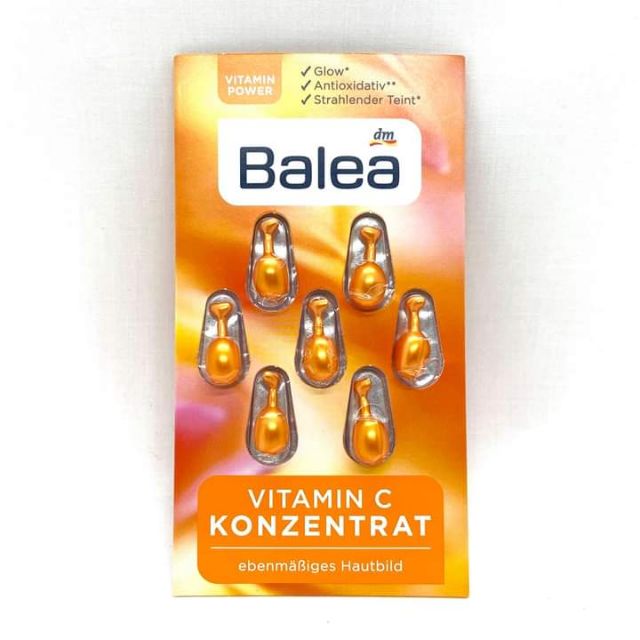 Viên nang Vitamin C Balea dưỡng trắng da nội địa Đức