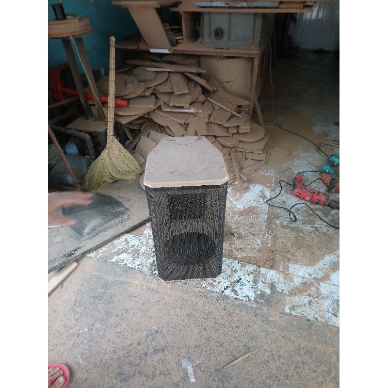 vỏ thùng loa bass 25 ván thô