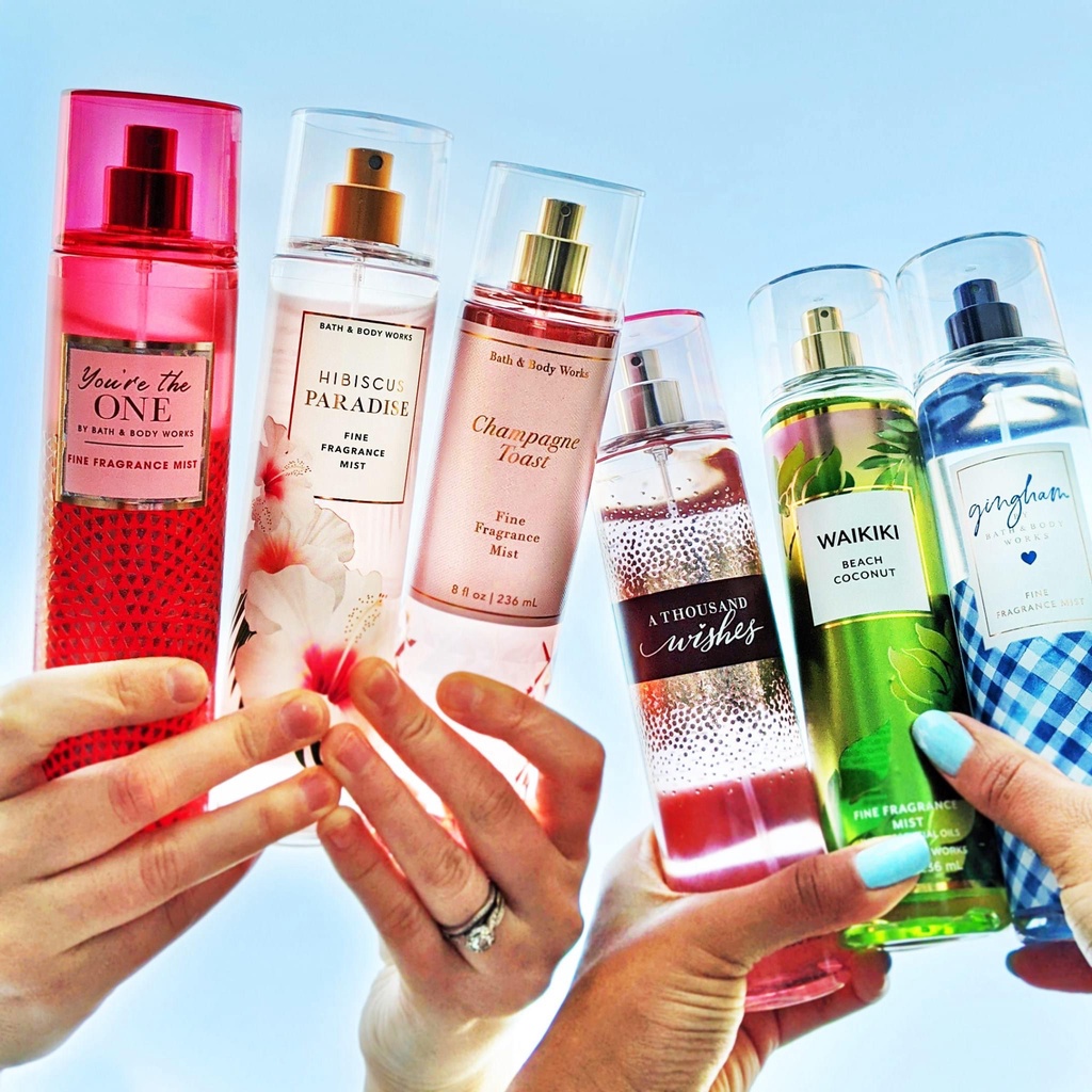 ⛅ Xịt thơm toàn thân bodymist Bath & Body Works các mùi