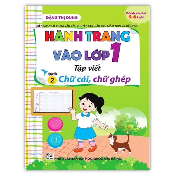 Sách - Hành trang vào lớp 1 tập viết, chữ cái, chữ ghép quyển 2