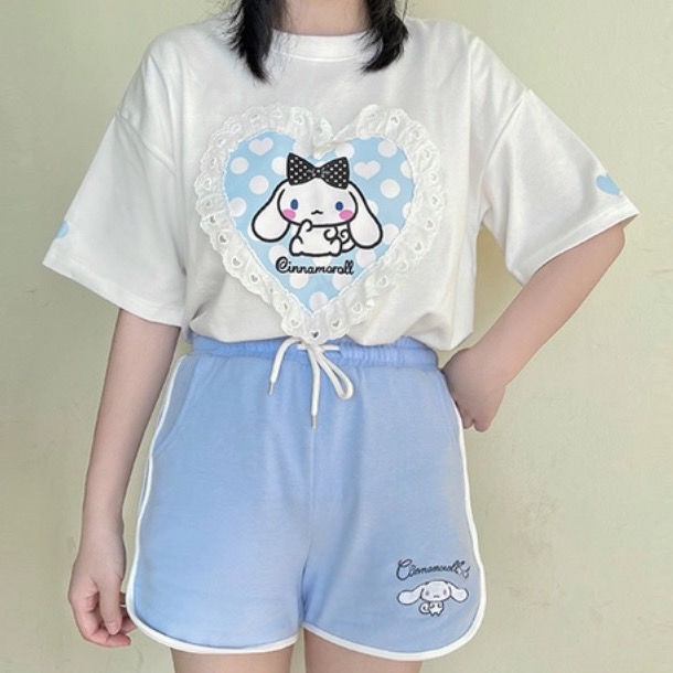Quần Short Thể Thao Ống Rộng Phong Cách Nhật Hàn Dễ Thương Cho Nữ