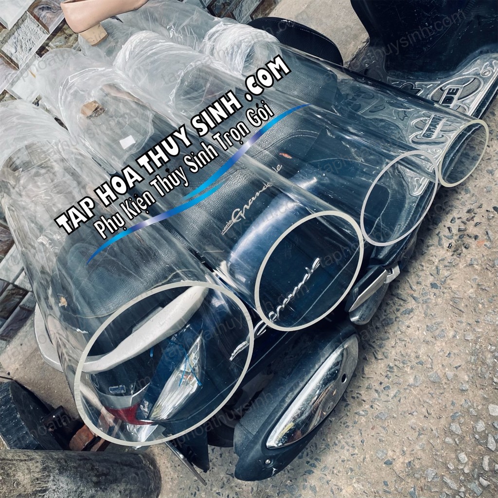 ỐNG NHỰA CỨNG ACRYLIC TRONG SUỐT CÂY DÀI 1M SIZE OD 140,150,160,180,200,220,250,300,400mm