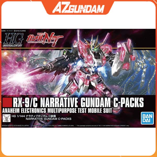 Mô Hình Gundam HG Narrative Gundam C-Packs Series HGUC Tỉ Lệ 1/144