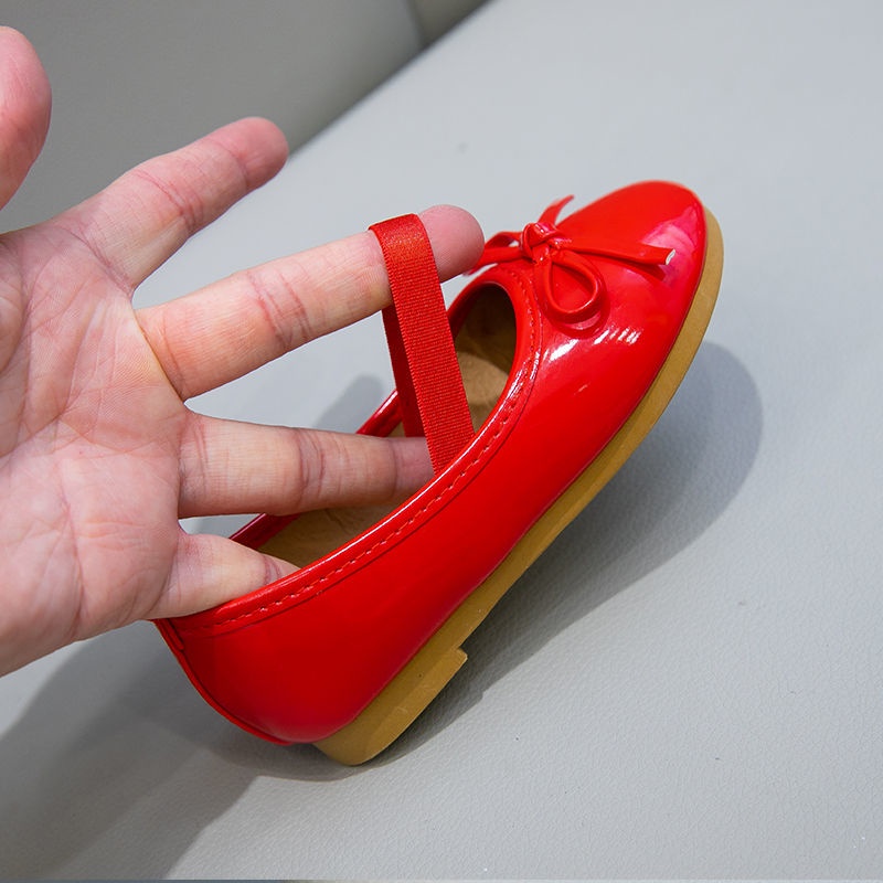 Giày Búp Bê Da Đế Mềm Cho Bé Gái