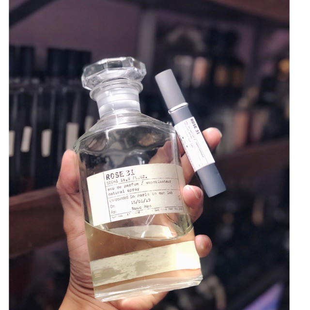 [𝐒𝐀𝐌𝐏𝐋𝐄]  Mẫu thử nước hoa le labo rose 31 10ml  . | Thế Giới Skin Care