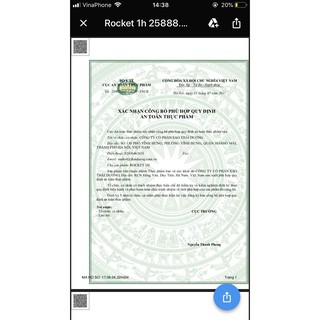 Combo - Thực Phẩm Bảo Vệ Sức Khỏe Rocket + Và Rocket 1H - Thái Dương