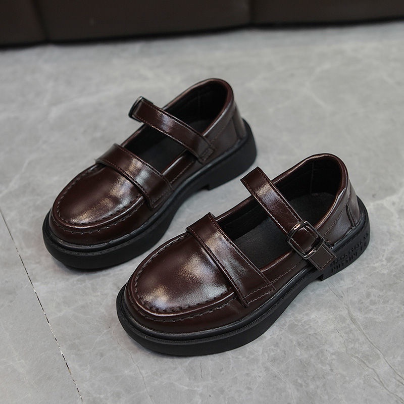Giày Sandal Da Đế Mềm Thời Trang Xuân Thu Cho Bé Gái