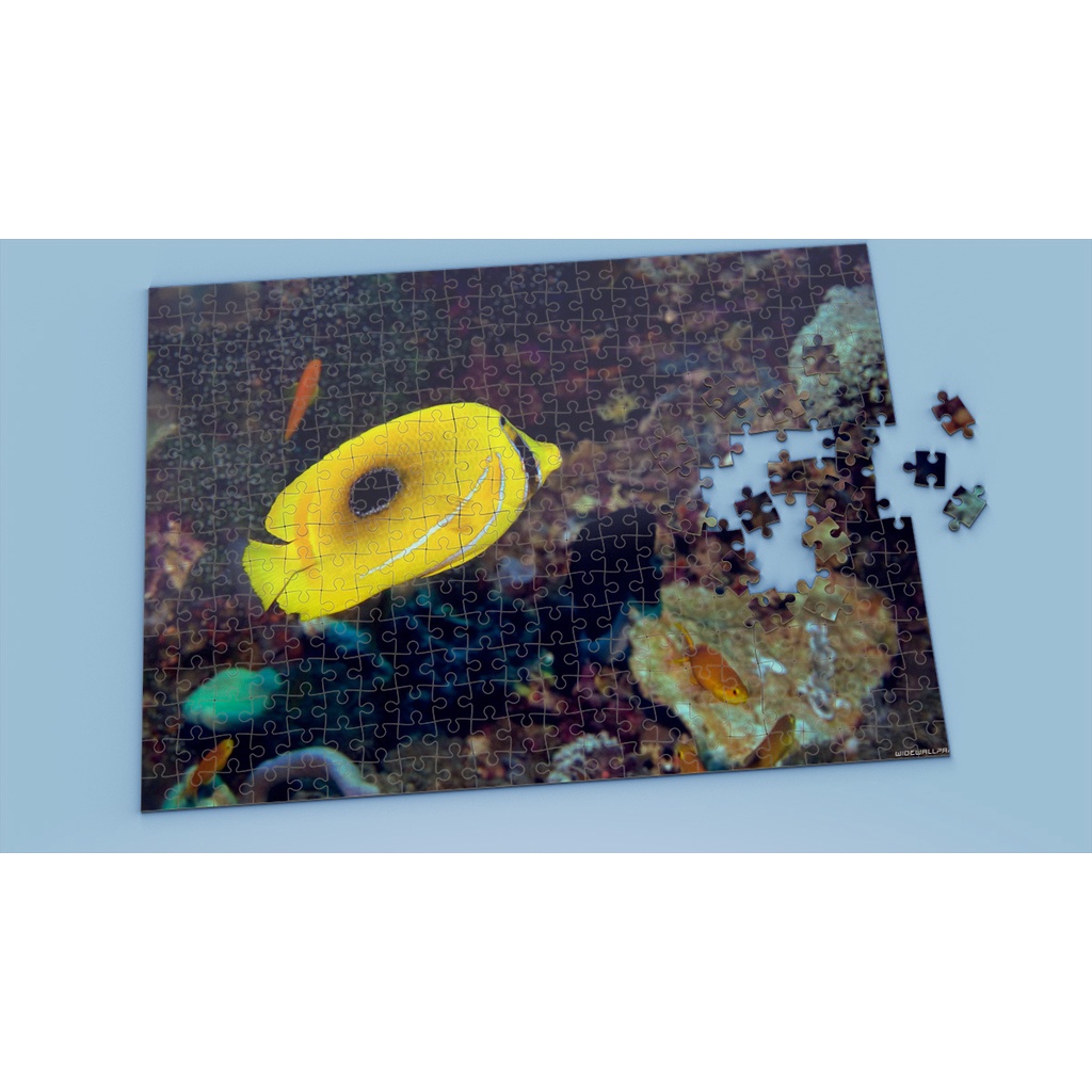 Tranh ghép hình BUTTERFLYFISH - Mẫu 2 - Nhận in theo yêu cầu